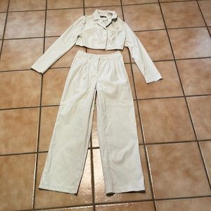 Nude/Tan Two Piece Set